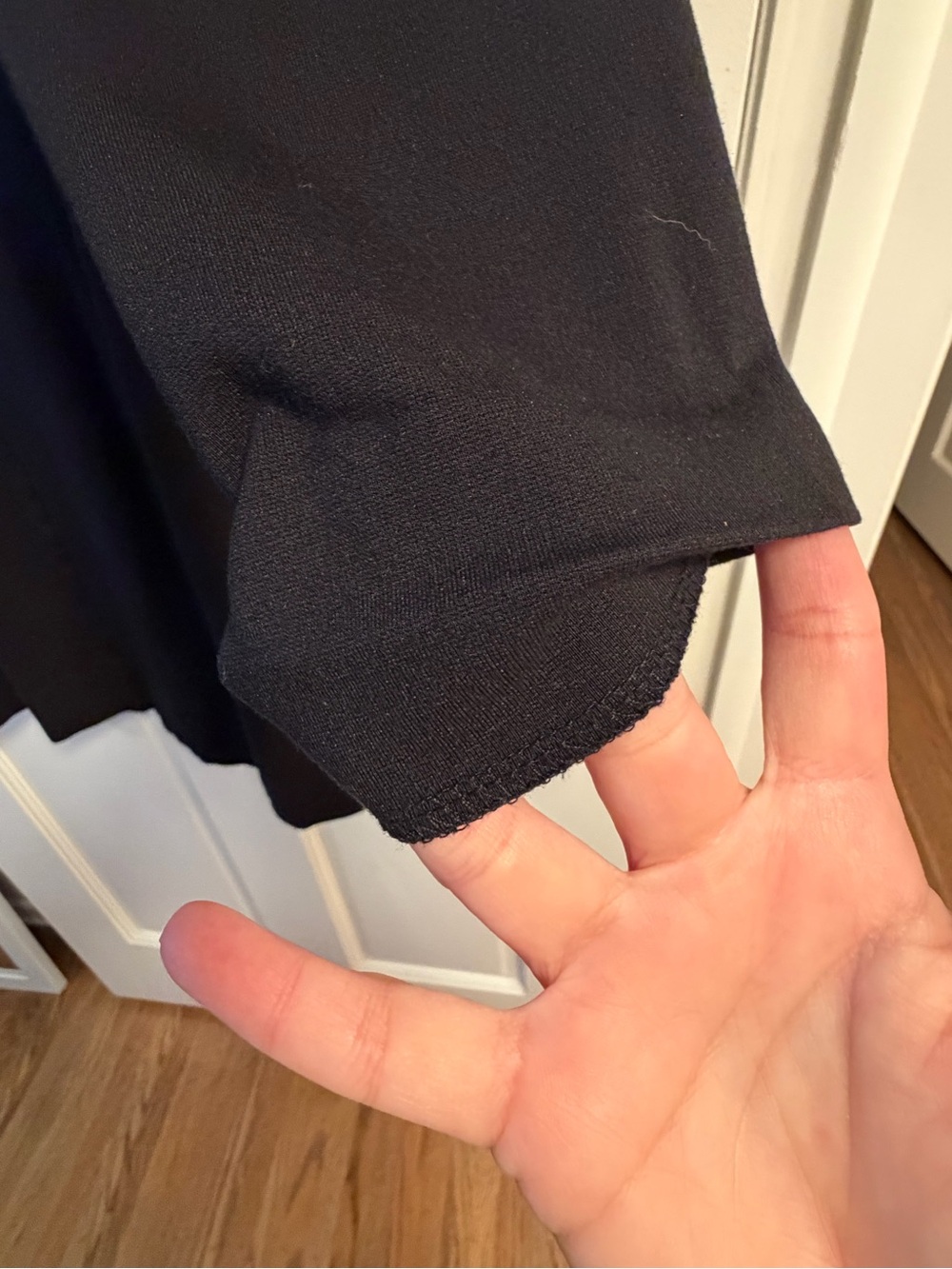 J. Crew Black Long Sleeve Shift Dress - Simple Silhouette - Picture 4 of 4